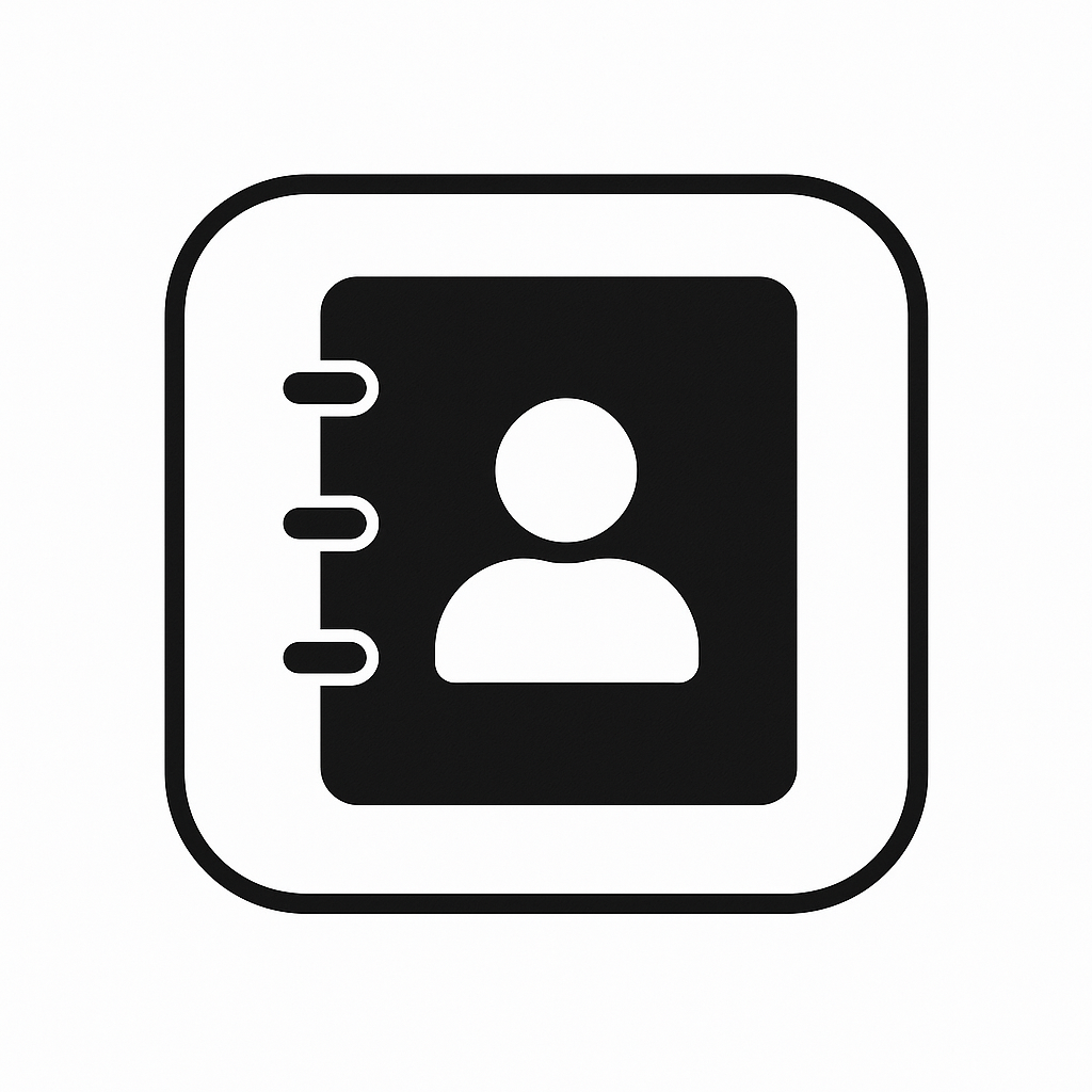 Работа с базой данных контактов